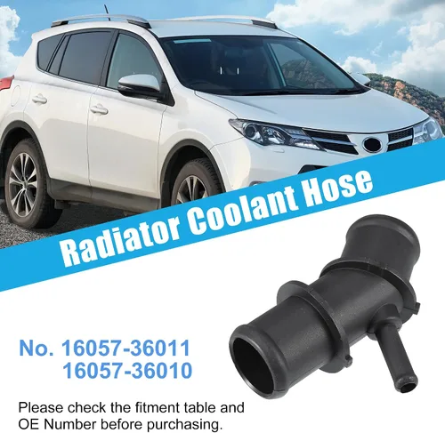 Vista 2 de Manguera de refrigerante de radiador uxcell para Toyota RAV4 2009-2012 2.5L L4-Gas Manguera superior de radiador reemplaza No.16057-36010