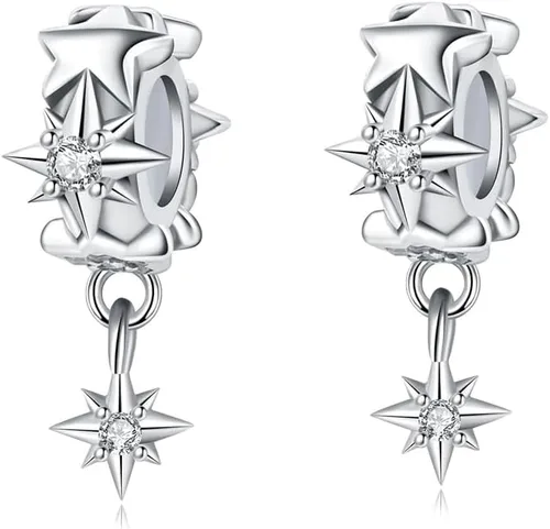 Vista 15 de ARTCHARM Collar de cadena de seguridad con cierre de amor, cuentas de corazón de plata de ley 925, ajuste de pulsera de estilo europeo 2