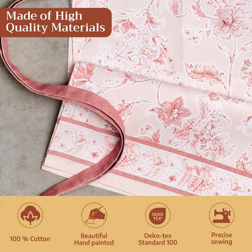 Vista 1115 de Maison d' Hermine Delantales para mujer con bolsillo, 100% algodón (27.50 x 31.50 pulgadas)