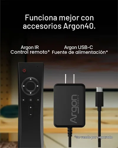 Vista 8 de Carcasa Argon ONE para Raspberry Pi 4 Modelo B con ventilador de refrigeración, disipador de calor de aluminio, botón de encendido, compatible
