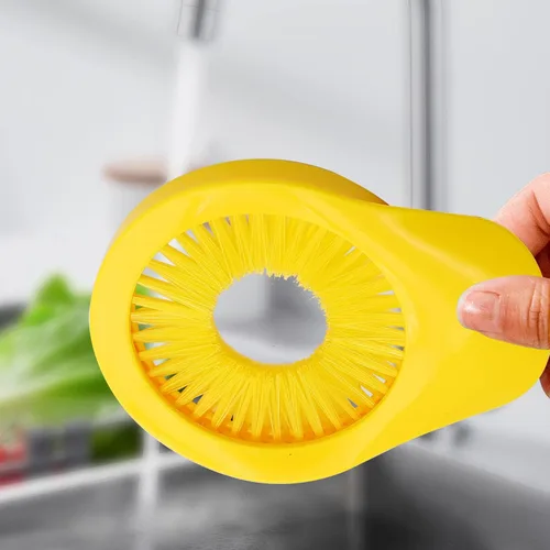 Vista 6 de Removedor de seda de maíz, cepillo de limpieza de maíz, removedor de seda de frutas vegetales para herramientas de cepillo de limpieza de pepino