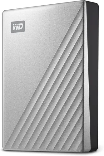 Vista 9 de WD 2TB My Passport Ultra, Azul, Disco Duro Externo Portátil, software de respaldo con defensa contra ransomware y protección por contraseña, USB-C