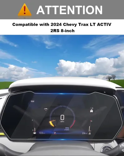 Vista 5 de YEE PIN 2024 2025 2026 Chevy Trax 8" Digital Cluster Protector de pantalla para Chevy Trax LT/2RS/ACTIV 8 pulgadas - Digital Cluster Touch Screen