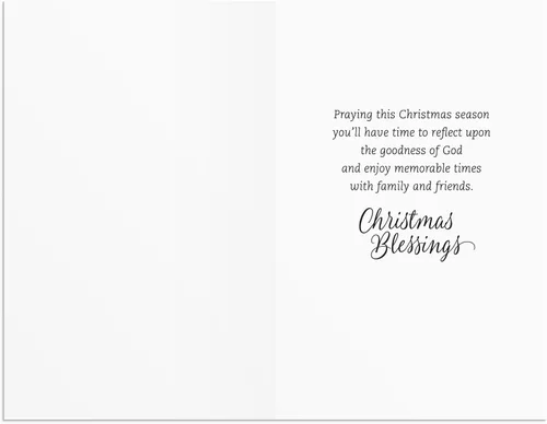 Vista 5 de DaySpring - Clásicos navideños en blanco y negro - 60 tarjetas y sobres de Navidad a granel (U1347)