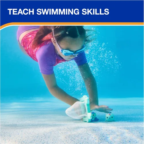 Vista 5 de Swimways Gabby's Dollhouse - Juego de buceo y atrapar, accesorios de piscina y juguetes de piscina para niños, suministros para fiestas