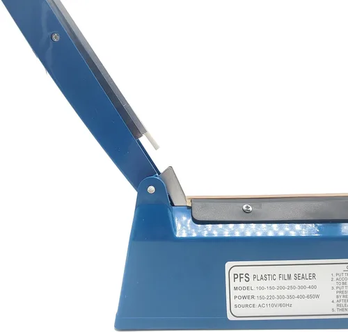 Vista 5 de Sellador térmico de impulso de 8 pulgadas Sellador manual de bolsas Máquina de sellado térmico para bolsas de plástico PE PP Mylar Bolsas Sellador