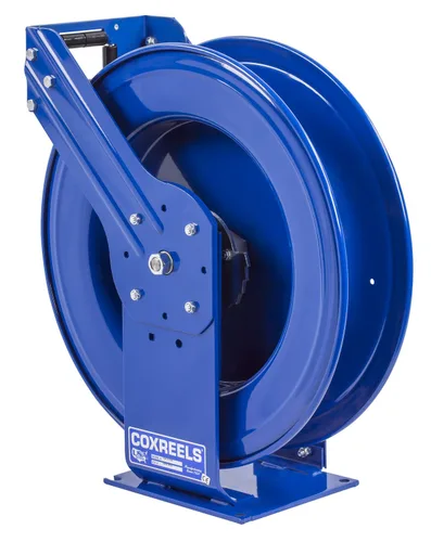 Vista 8 de Coxreels TSHL-N-650 Carrete de manguera con resorte de trabajo pesado Supreme Duty para aire/agua/aceite: 1" I.D., capacidad de manguera de 50