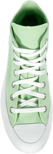 Vista 6 de Converse Chuck Taylor All Star Lugged High Canvas Sneaker - Zapatos deportivos de lona con cordones estilo cierre - menta neónblanconegro