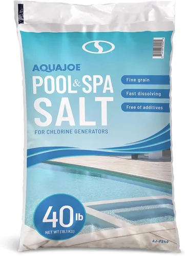 Vista 8 de Aqua Joe Generadores de cloro salado para piscina y spa, 40 libras, paquete de 2, AJ-PS40