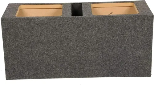 Vista 4 de Cuadrado Solobaric Dual 12 "Ported L3 L5 L7 Caja de Subwoofer Caja de Altavoz