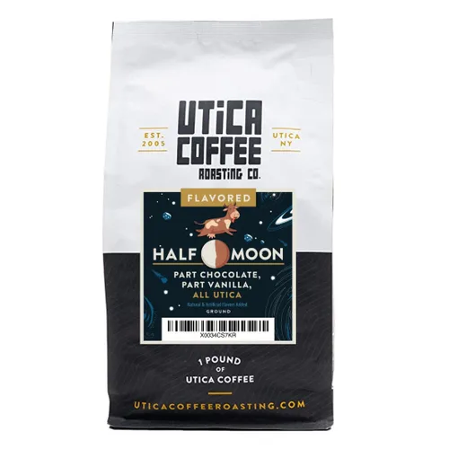 Vista 8 de Utica Coffee Roasting Co. Adirondack Specialty - Café molido tostado medio Bolsa resellable de 16 onzas
