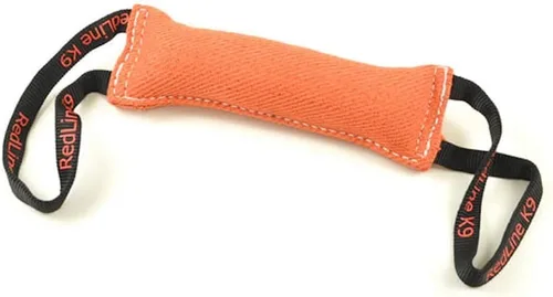 Vista 4 de REDLINE K-9 Juguete de remolcador de mordida de perro 3 "x 16" 2 mango Bite Suit French Linen (negro)