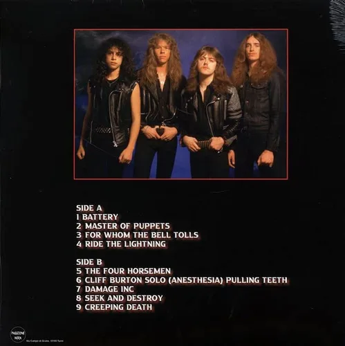 Vista 2 de 45 METALLICA FROM THE GARAGE AND BACK LIVE AT ARENA BUILDING CAPE GIRARDEAU MISSORI USA 2451986 FM BROADCAST NEW SEALED LTD EDITION 500 COPIES