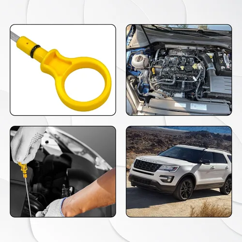 Vista 6 de Varilla medidora de aceite de motor de reemplazo CJ5Z-6750-A para verificar el aceite Compatible con Ford 2.0L Escape Edge Explorer Focus Fusion