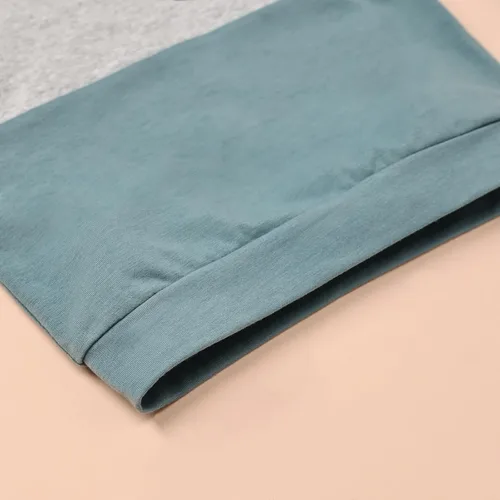 Vista 50 de Ropa de otoño e invierno para bebé, trajes de niño pequeño, sudadera de manga larga, sudadera de retazos y pantalones, 2 piezas, 12 meses a 5 años