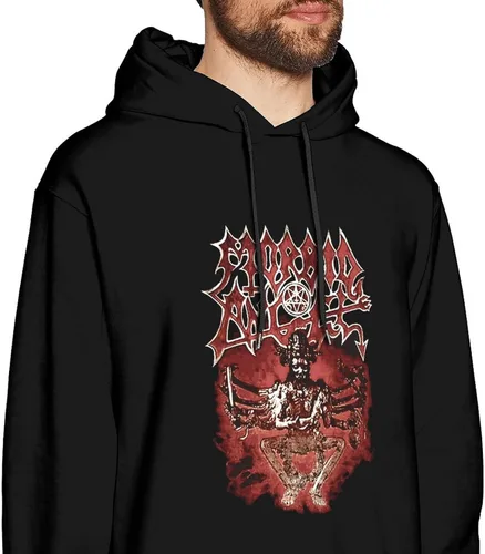 Vista 3 de SHASHWAT Mens Long Sleeve Pullover Hoodie 3D Printed Fashion Graphic Drawstring Winter Warm Hooded Sweatshirt