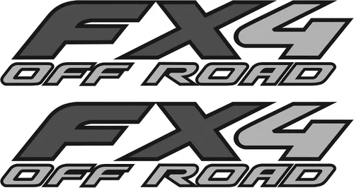 Vista 7 de 2 x GOLD HOOK FX4 - Kit de calcomanías todoterreno compatibles con Ford F150 F250 F350 F Truck (1997-2010), calcomanías de repuesto para laterales