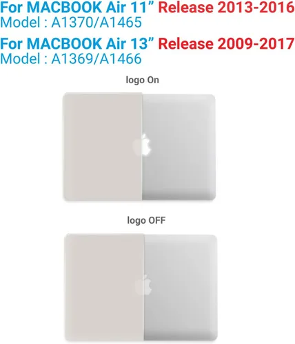 Vista 3 de [Usado] IBENZER Funda compatible con MacBook Air de 11 pulgadas modelo A1370 A1465, carcasa rígida de plástico suave al tacto con cubierta de Gris