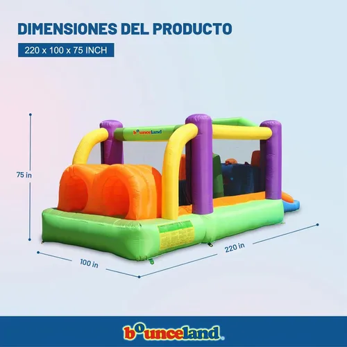 Vista 2 de Casa inflable para carreras profesionales con obstáculos