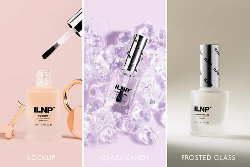 Vista 2 de ILNP Essentials Bundle - Trío de esmaltes de uñas base y capa superior
