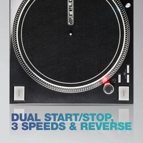 Vista 8 de Reloop RP-7000 MK2 Sistema de tocadiscos profesional de torque superior, Negro