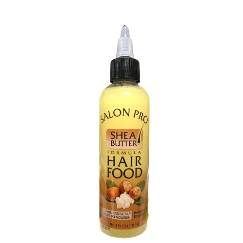 Vista 5 de Salon Pro Hair Food, aceite de coco con almendras y aceite de oliva, 4 onzas