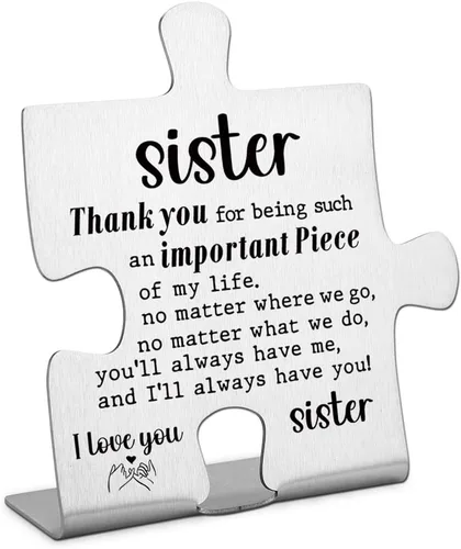Vista 17 de Para Mi Mejor Amiga Regalos Regalos de Mejor Amiga de Hermana Gracias por Ser Mi Hermana No Biológica Mejor Amiga Regalos de Navidad Boda Regalos