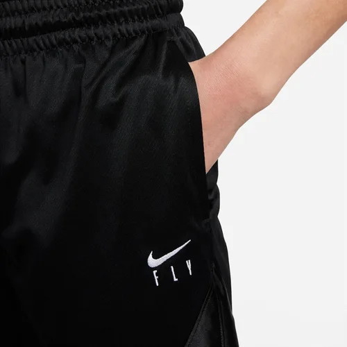 Vista 5 de Nike Dri-FIT ISoFly - Pantalones cortos de baloncesto para mujer, NegroBlanco