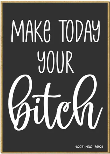 Vista 5 de Honey Dew Gifts, Do All Things with Kindness You Fucker, 2.5 x 3.5 pulgadas, decoraciones de casillero, imanes de refrigerador, imanes decorativos