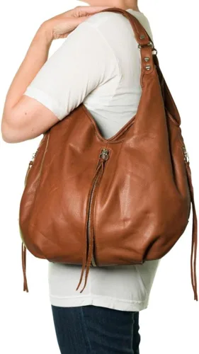 Vista 5 de Jacki Easlick Cognac - Bolsa de piel