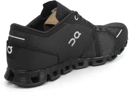 Vista 4 de On Running Cloud X - Zapatillas de deporte para hombre, color negro