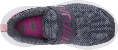 Vista 5 de Under Armour Tenis unisex para correr preescolar Surge 3 sin cordones para niños