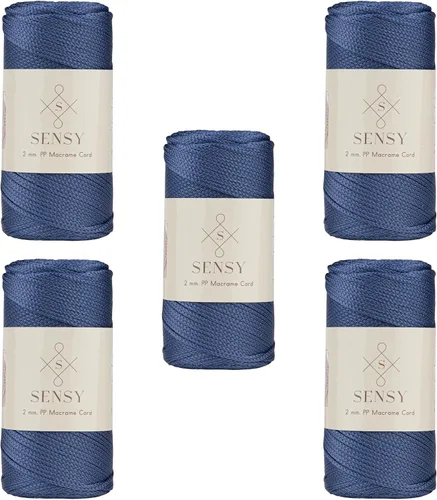 Vista 37 de Sensy Premium 2mm 229.5 metros de cuerda de poliéster 100% cordón de polipropileno Cordón de macramé 2mm Cordón para bolso de crochet Hilo