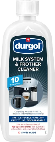 Vista 5 de Durgol Swiss Espresso, descalcificador y descalcificador, 4.2 onzas líquidas (paquete de 4) sistema de leche y limpiador de espumador para todas