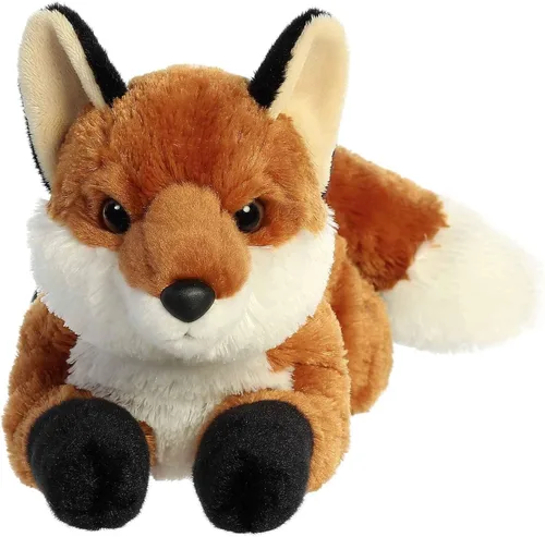 Vista 2 de Aurora® Adorable animal de peluche Grand Flopsie™ Fiona Fox - Facilidad lúdica - Compañeros atemporales - Naranja 16.5 pulgadas