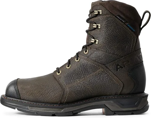 Vista 2 de Ariat Workhog Xt - Botas de trabajo para hombre, 8 pulgadas, con cremallera lateral, impermeables, con puntera de carbono