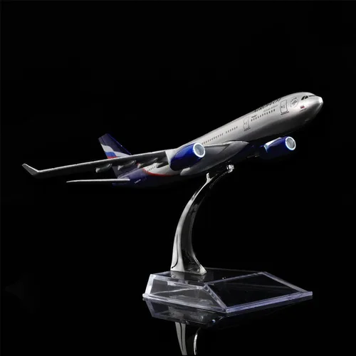 Vista 6 de 24-Hours Aeroflot-Russian Airlines Aeroflot-Russian Airlines Airbus A330 Modelos de aviones Die-cast 1:400