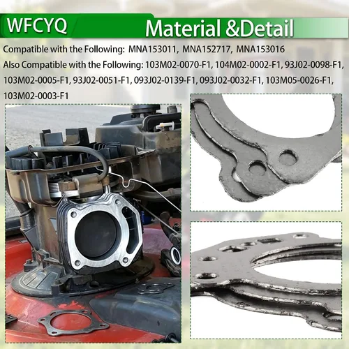 Vista 5 de 592358 Reemplazo de culata de junta para Briggs y Stratton (paquete de 3)