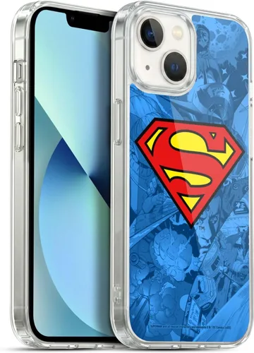 Vista 102 de Head Case Designs Funda de gel con licencia oficial de Superman DC Comics Collage Comicbook Art [protección de grado militar] compatible con Apple