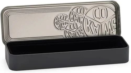 Vista 6 de Kaweco ORIGINAL - Pluma estilográfica 250 negro cromado I de aluminio premium para cartuchos de tinta I Exclusive Pluma estilográfica 5.1 in I Nib