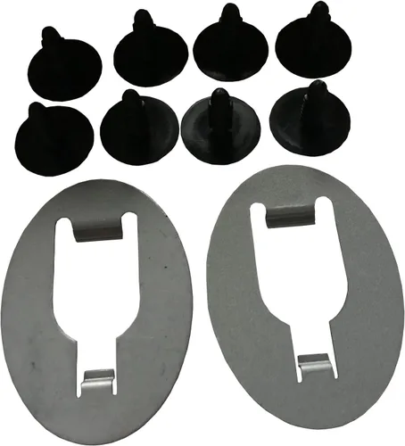 Vista 5 de Juego de 4 clips de retención para luces de posición lateral Compatible con Ford F250 F350 F450 F550 Super Duty 1999-2010 F81Z-15A436-AA 8 pines