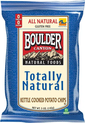 Vista 14 de Boulder Canyon Papas fritas - Hickory BBQ (1.5 oz/Caja de 55)