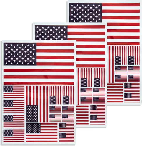 Vista 14 de CANTENDO Paquete de 3 calcomanías de bandera afroamericana, banderas negras afroamericanas, calcomanías reflectantes de vinilo para automóvil