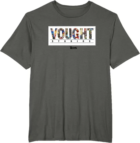 Vista 5 de The Boys Vought Comic Logo - Camiseta, Azul / Patchwork, S Azul Marino