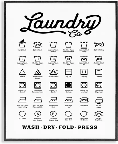 Vista 13 de Stupell Industries Lil' Rue - Diseño de palabras familiares con texto en inglés "Laundry Word Scramble Fun Family Word Design", arte giclée