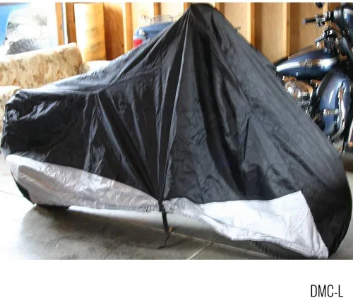 Vista 4 de Black Widow Crucero impermeable grande, cubierta de motocicleta personalizada