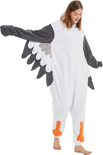 Vista 5 de III HHONS Animal Onesie Adult Women Men Halloween Pajamas Costume Cosplay Sleepwear Onesies