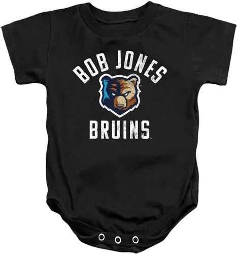 Vista 3 de Bob Jones University - Traje unisex con logotipo oficial de los Bruins para bebé Athletic Heather
