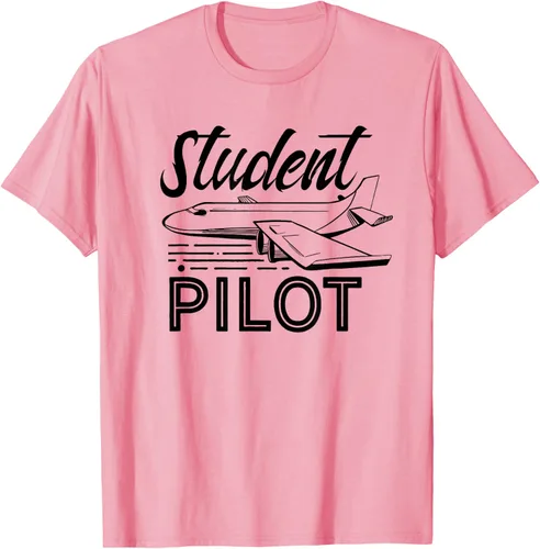 Vista 12 de Camiseta de aviación Aviador Aviador Student Pilot, Blanco