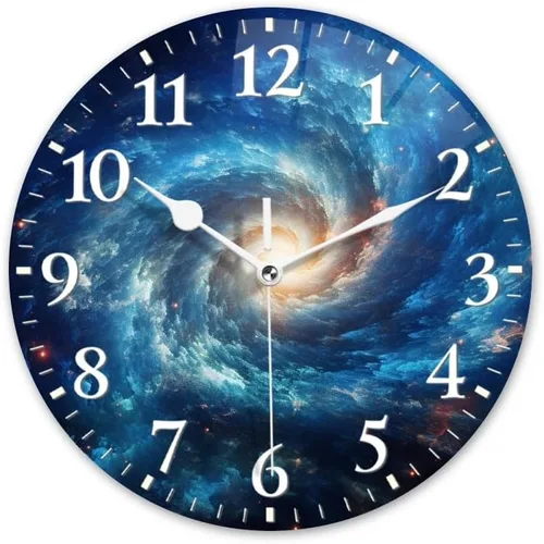 Vista 21 de Relojes de pared de cuarzo, silenciosos, funcionan con pilas, modernos relojes de pared decorativos para el hogar, dormitorio, flores de cerezo
